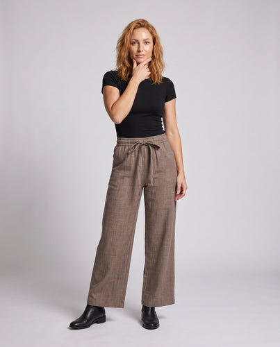 Damen Weitgeschnittene Leinenhosen Shop Nory