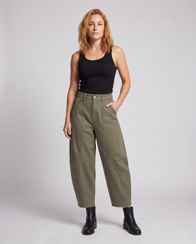 Damen Weitgeschnittene Utility-Hosen Shop Nory
