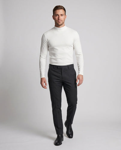 Herren Eleganter Stehkragenpullover Shop Nory