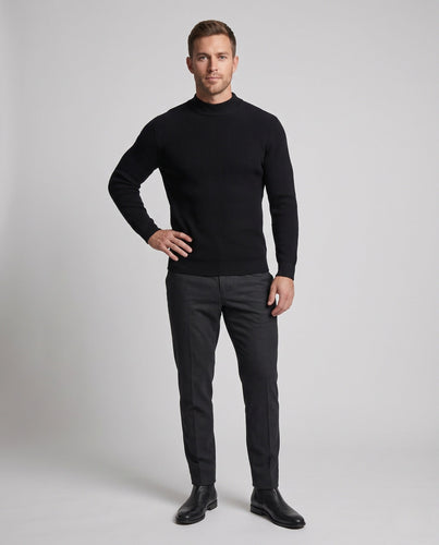 Hochwertiger Herrenpullover mit Stehkragen Shop Nory