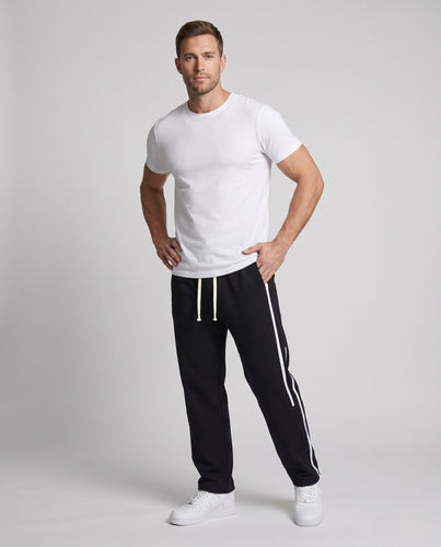 Herren Freizeit Jogginghose mit seitlichen Streifen Shop Nory