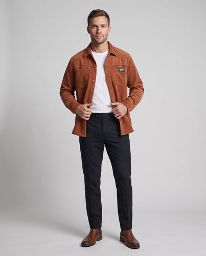 Herren Strukturierte Baumwolljacke Shop Nory