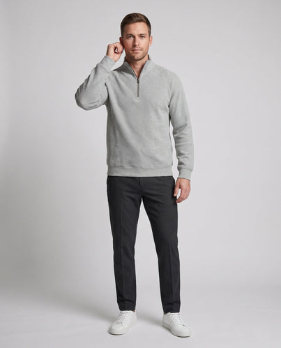 Herren Urbaner Stehkragenpullover mit Reißverschluss Shop Nory