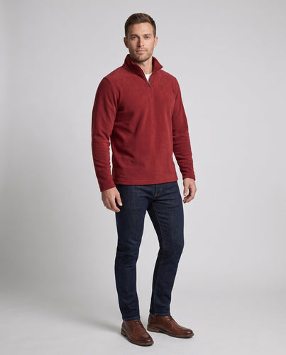 Herren Weiche Fleecejacke mit Stehkragen Shop Nory