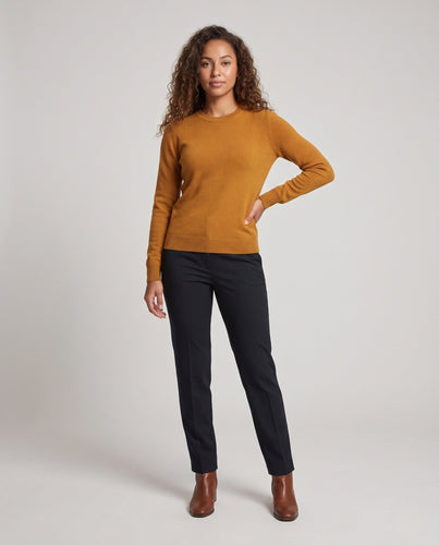 Damen Feiner Kaschmirpullover mit Rundhalsausschnitt Shop Nory