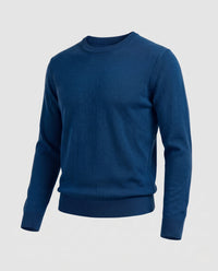 Jeans-Rundhalsblau