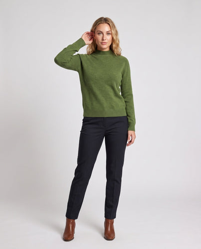 Damen Feinstrickpullover mit kurzem Stehkragen, weicher Kaschmir‑Optik und kastiger Silhouette Shop Nory