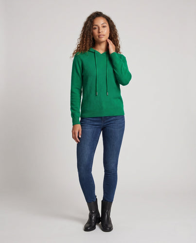 Damen Kapuzen‑Feinstrickpullover mit Kaschmir‑Optik und Ajour‑Diamantstruktur Shop Nory