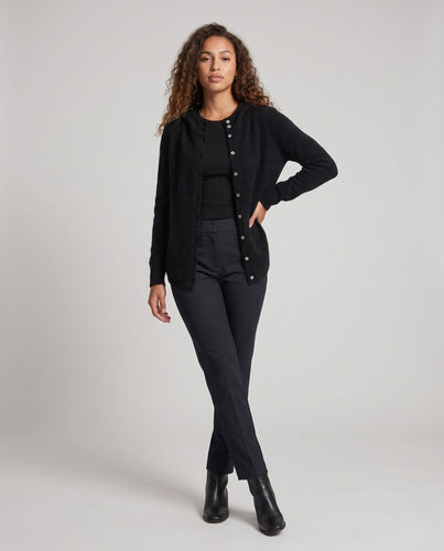 Damen Kapuzen‑Strickjacke mit durchgehender Knopfleiste und kastiger Oversize‑Silhouette Shop Nory