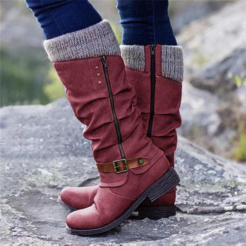Orthopädische Stiefel Mit Flachem Absatz