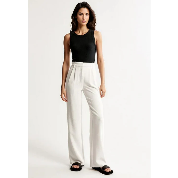 Hose mit Weitem Bein Vielseitige Eleganz