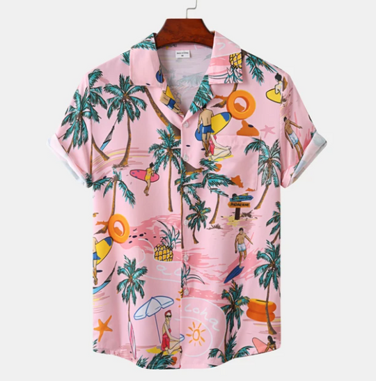 Hawaii Surf Floral Hemd für Herren