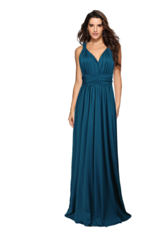 Elegantes Baumwoll Wickelkleid