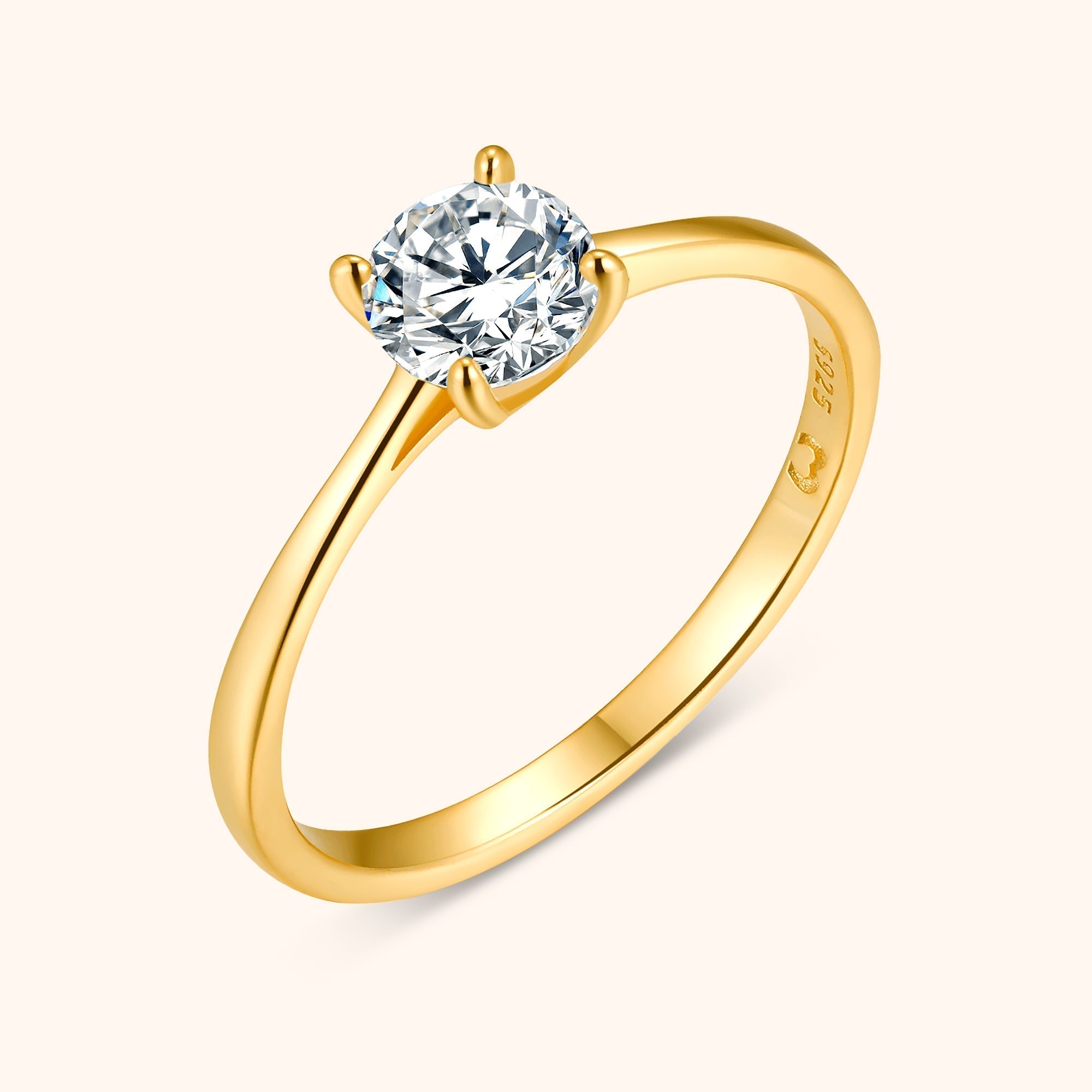 Solitaire Zirkonia Ring | Shop Nory