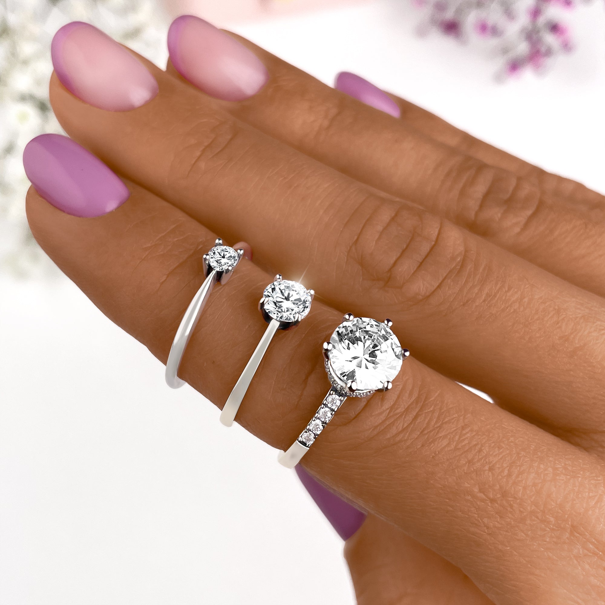 Solitaire Zirkonia Ring | Shop Nory