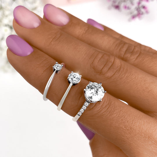 Solitaire Zirkonia Ring | Shop Nory