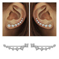 Glamour | Glänzender Zirkon 925 Sterling Silber Ohrring | Shop Nory