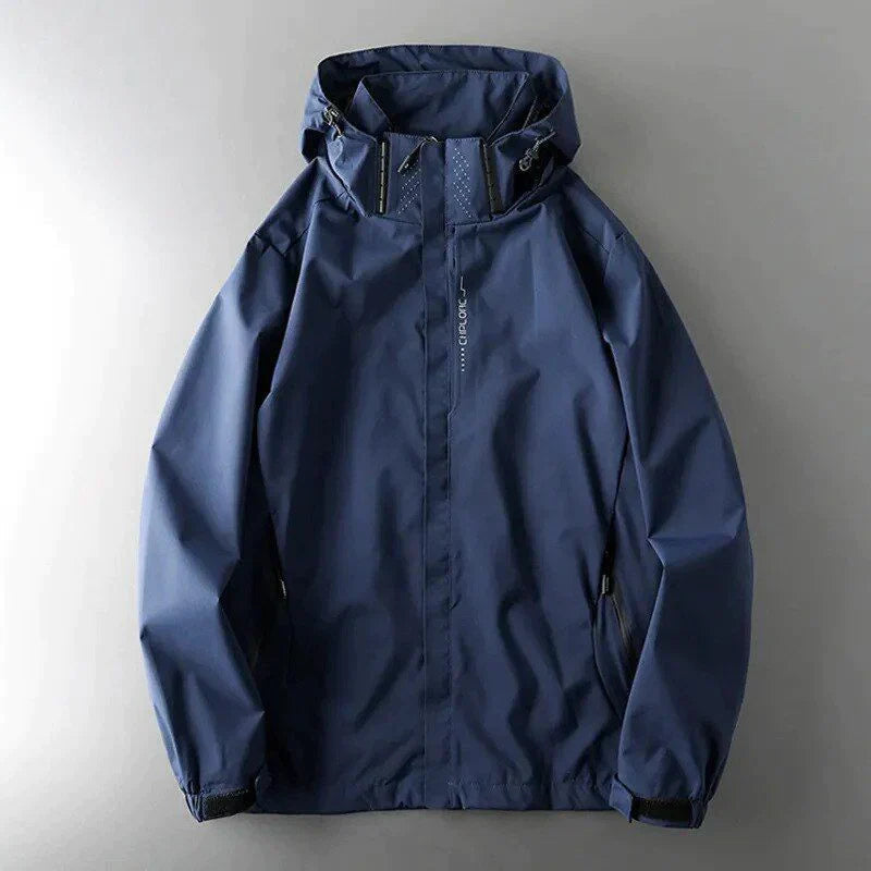 Wasserdichter Winter-Windbreaker für Herren - Isolierte und warme Pufferjacke