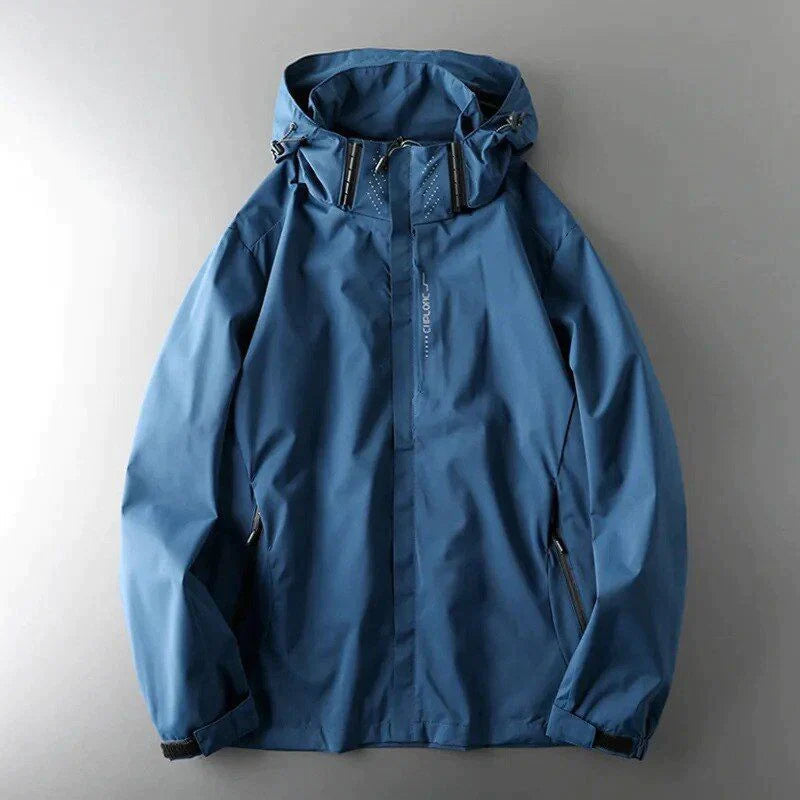 Wasserdichter Winter-Windbreaker für Herren - Isolierte und warme Pufferjacke