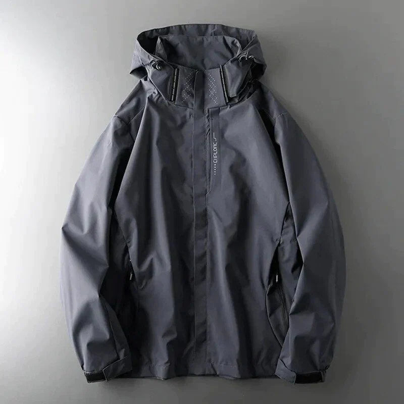 Wasserdichter Winter-Windbreaker für Herren - Isolierte und warme Pufferjacke