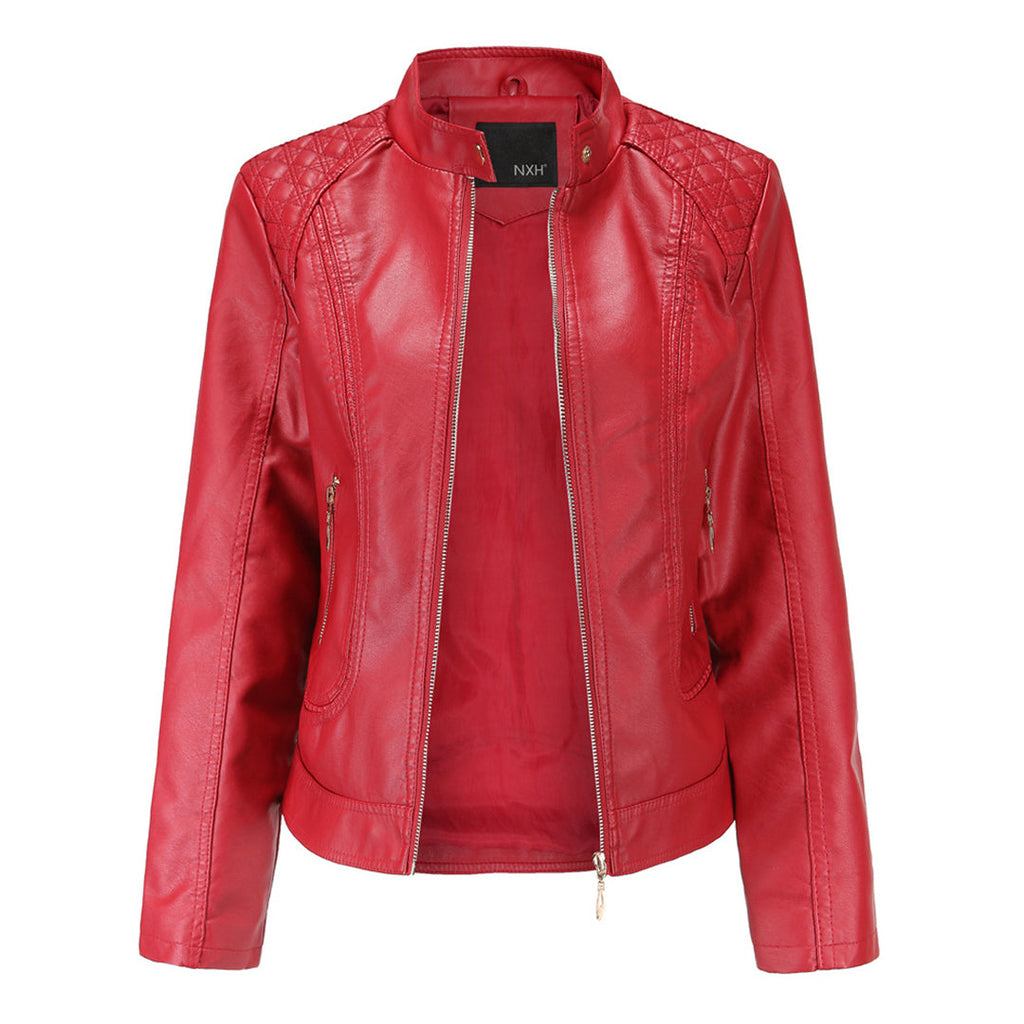 Stylische Lederjacke