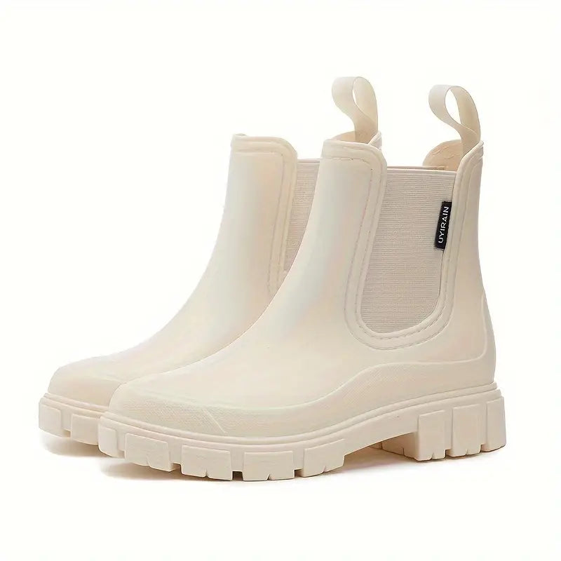 Regenschuhe | Wasserdicht | Knöchelhöhe | Regenfeste Stiefel | Damenstiefel