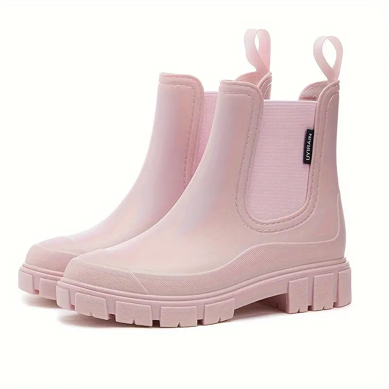 Regenschuhe | Wasserdicht | Knöchelhöhe | Regenfeste Stiefel | Damenstiefel