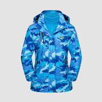 Blaues Camouflage