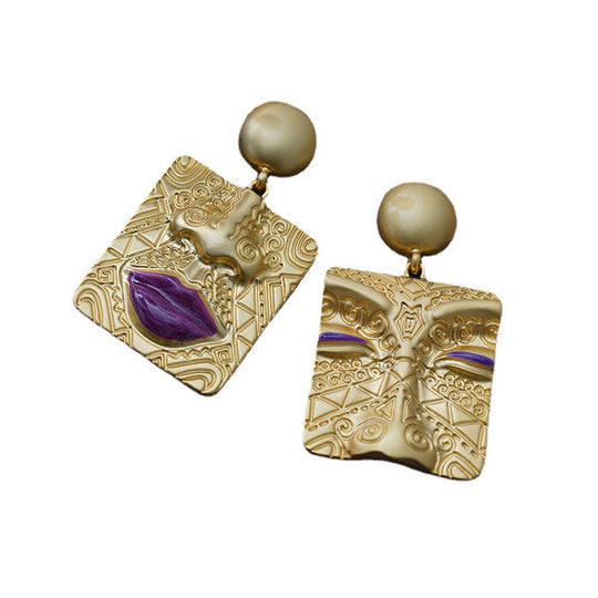 Asymmetrische Retro-Ohrringe | Shop Nory