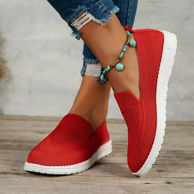 Rose Strickschuhe | Bequeme Schuhe zum Gehen für Damen Shopnory