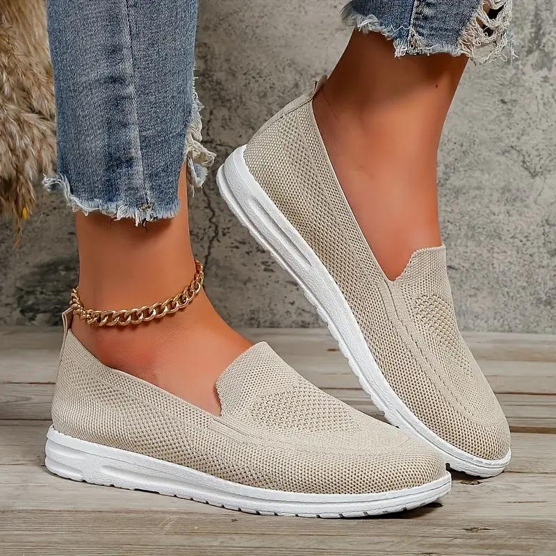 Rose Strickschuhe | Bequeme Schuhe zum Gehen für Damen Shopnory