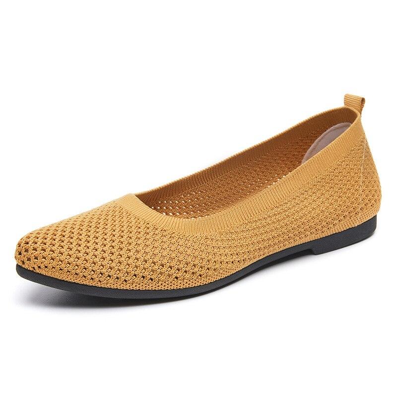 graue orthopädische ballerinas