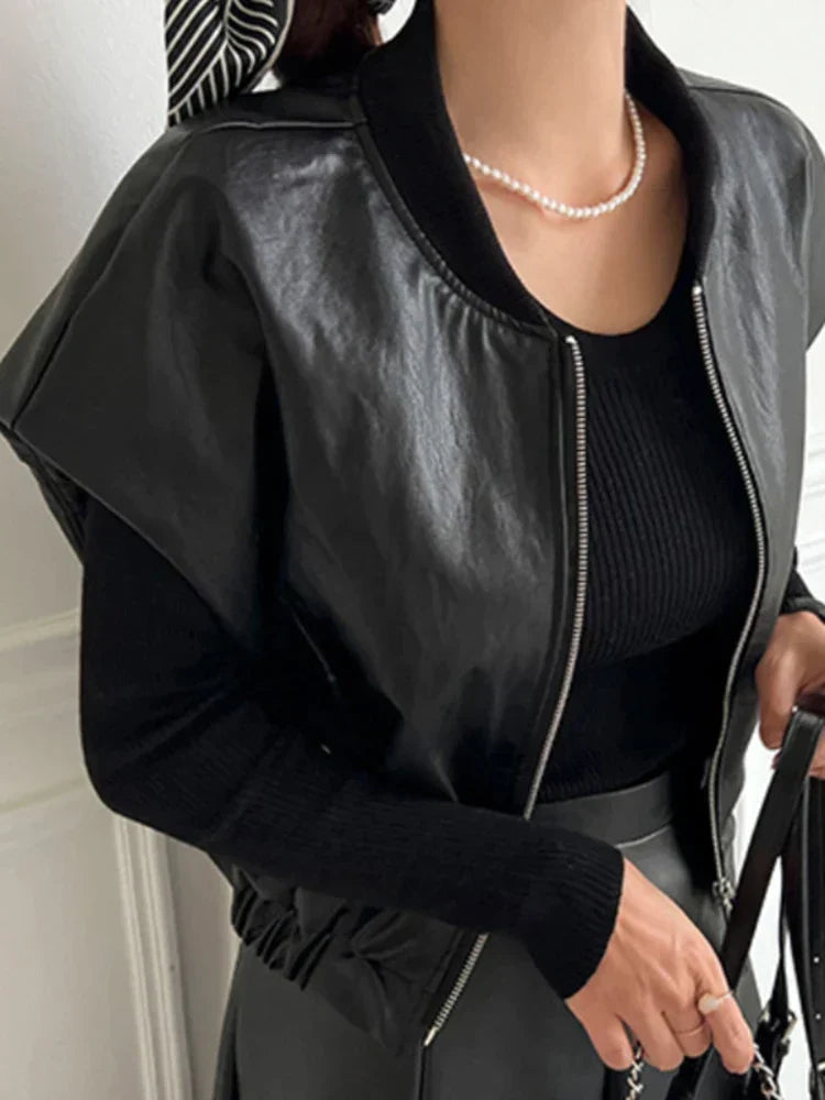 Lederjacke Eng & Trendy