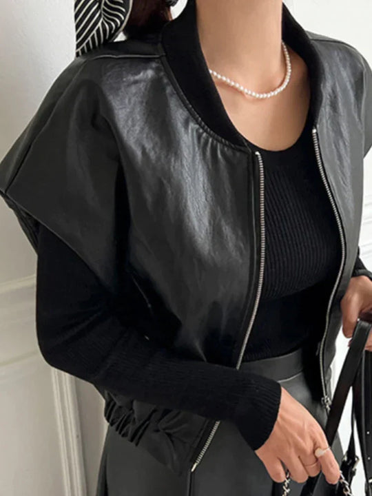 Lederjacke Eng & Trendy