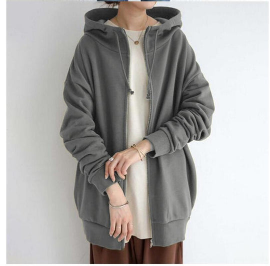 Lange Herbst Strickjacke