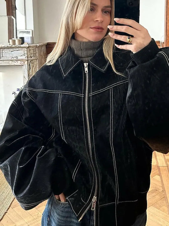 Oversized-Jacke - Herbstmode