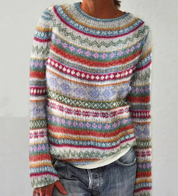 Clair Strickpulli Herbst Mit Mustern