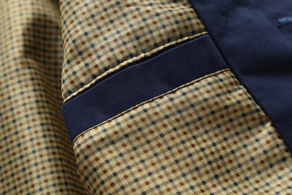 Stylischer langer Herbst-Trenchcoat für Herren