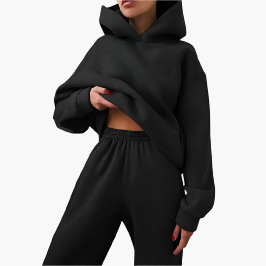 Oversize Lounge Set Kapuzenpullover und Jogginghose - Komfortabler Freizeitlook