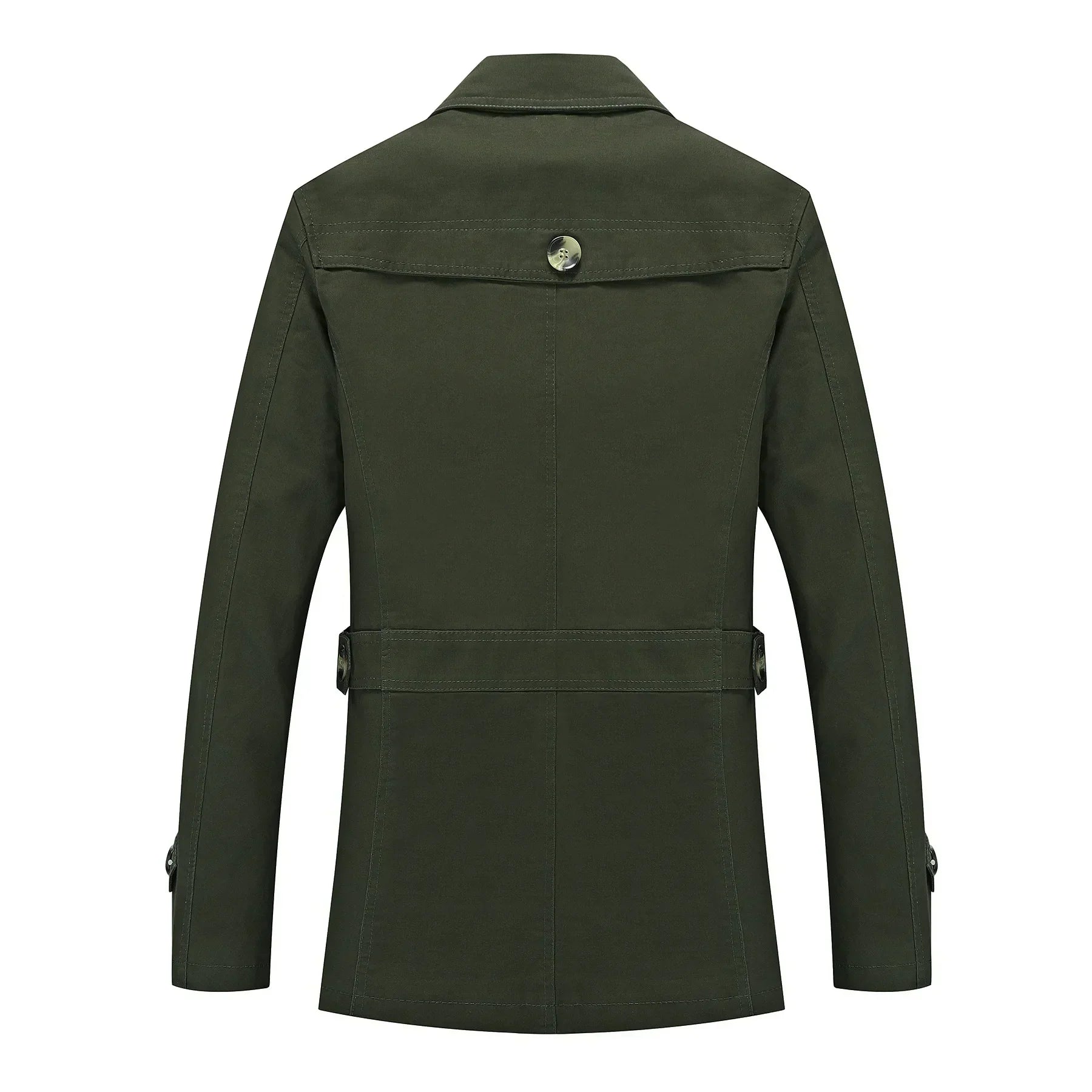 Stylischer langer Herbst-Trenchcoat für Herren