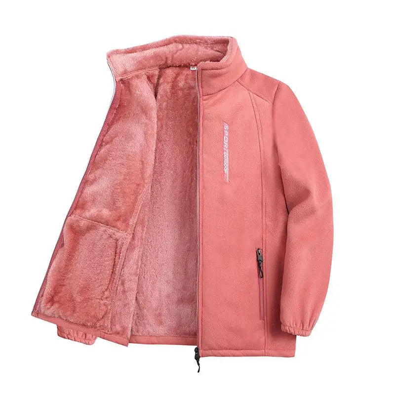 Fleece Zip-Up Cardigan