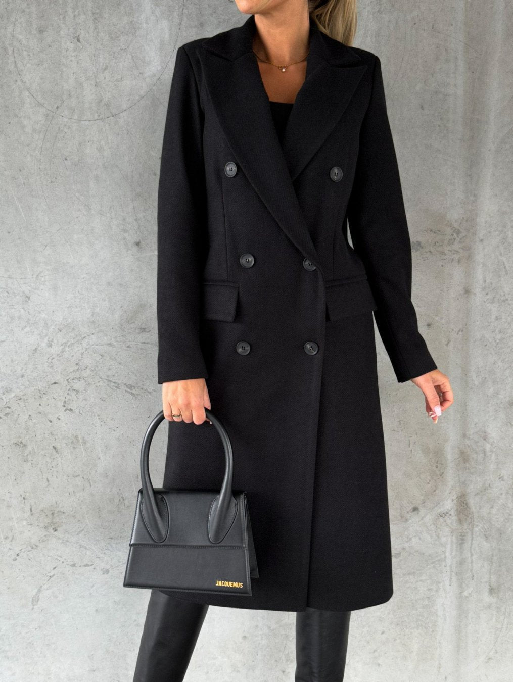Luxus Wollmantel