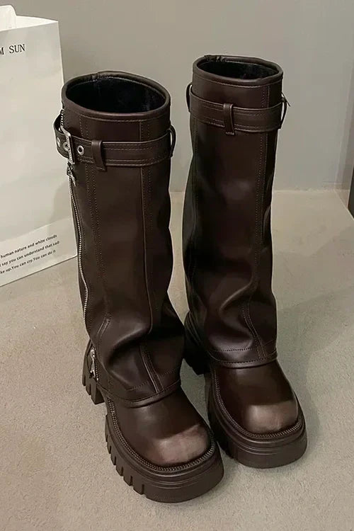 Kniehohe Stiefel
