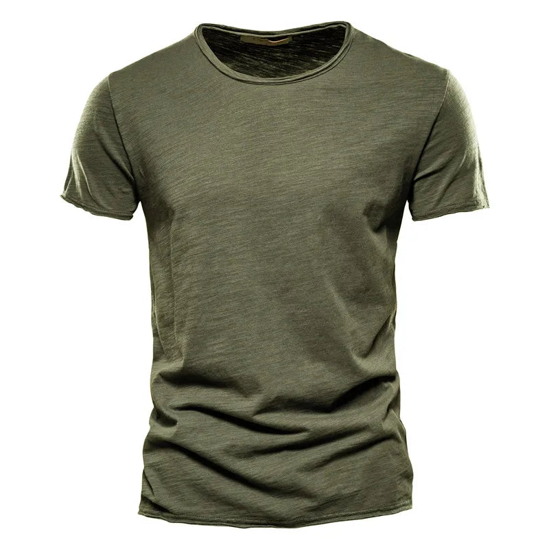 Lässiges Baumwoll-T-Shirt