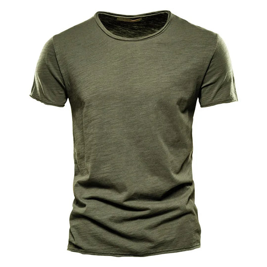 Lässiges Baumwoll-T-Shirt