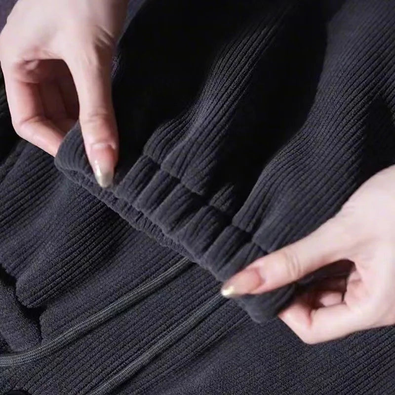 Winter Jogginghose - Warme Plüschfutter & Lässiges Design
