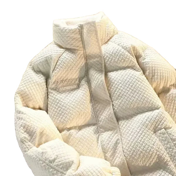 Herren Winter Steppjacke mit Stehkragen - Trendige Freizeitjacke für Paare