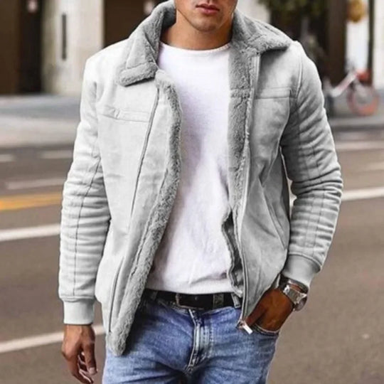 Stilet Pelzfutterjacke Polyester Warm und Bequem