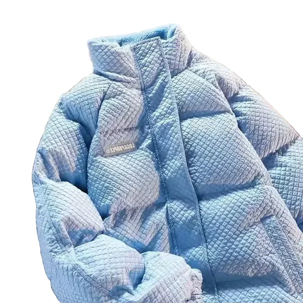 Herren Winter Steppjacke mit Stehkragen - Trendige Freizeitjacke für Paare