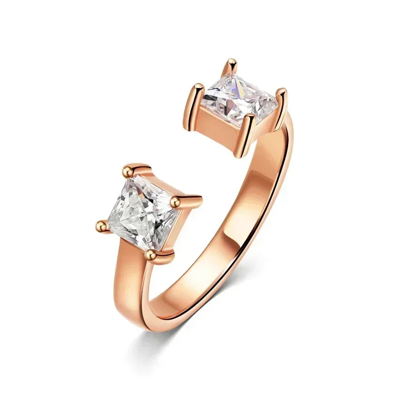 Ivictress Moissanit Luxus Ring - Ein schimmerndes Juwel der Eleganz | Shop Nory